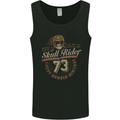 Skull Rider Motorcycle Biker Motorbike Mens Vest Tank Top Black