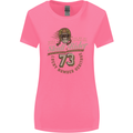 Skull Rider Motorcycle Biker Motorbike Womens Wider Cut T-Shirt Azalea