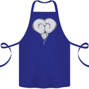 Skull Skeleton Boxing MMA Muay Thai Boxer Cotton Apron 100% Organic Royal Blue