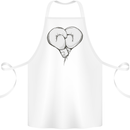 Skull Skeleton Boxing MMA Muay Thai Boxer Cotton Apron 100% Organic White