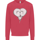 Skull Skeleton Boxing MMA Muay Thai Boxer Kids Sweatshirt Jumper Heliconia