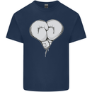 Skull Skeleton Boxing MMA Muay Thai Boxer Mens Cotton T-Shirt Tee Top Navy Blue