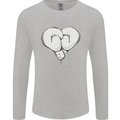 Skull Skeleton Boxing MMA Muay Thai Boxer Mens Long Sleeve T-Shirt Sports Grey