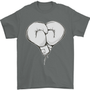 Skull Skeleton Boxing MMA Muay Thai Boxer Mens T-Shirt 100% Cotton Charcoal