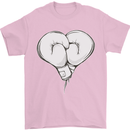 Skull Skeleton Boxing MMA Muay Thai Boxer Mens T-Shirt 100% Cotton Light Pink