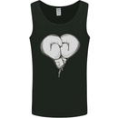 Skull Skeleton Boxing MMA Muay Thai Boxer Mens Vest Tank Top Black