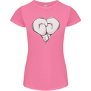 Skull Skeleton Boxing MMA Muay Thai Boxer Womens Petite Cut T-Shirt Azalea