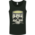 Skull Snare Drum Drummer Drumming Mens Vest Tank Top Black