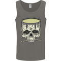 Skull Snare Drum Drummer Drumming Mens Vest Tank Top Charcoal