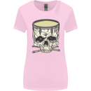 Skull Snare Drum Drummer Drumming Womens Wider Cut T-Shirt Light Pink