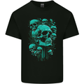 Skull Time Gothic Heavy Metal Rock Music Biker Kids T-Shirt Childrens Black