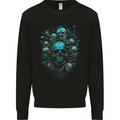 Skull Tree Gothic Heavy Metal Rock Music Biker Mens Sweatshirt Jumper Black