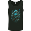 Skull Tree Gothic Heavy Metal Rock Music Biker Mens Vest Tank Top Black