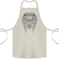 Skull Wings Viking Gothic  Wings Gym Biker Cotton Apron 100% Organic Natural