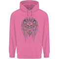 Skull Wings Viking Gothic  Wings Gym Biker Mens 80% Cotton Hoodie Azelea