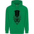 Skull With a Sword Gothic Heavy Metal Rock Childrens Kids Hoodie Irish Green