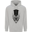 Skull With a Sword Gothic Heavy Metal Rock Childrens Kids Hoodie Sports Grey