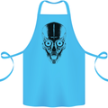 Skull With a Sword Gothic Heavy Metal Rock Cotton Apron 100% Organic Turquoise