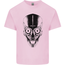 Skull With a Sword Gothic Heavy Metal Rock Kids T-Shirt Childrens Light Pink