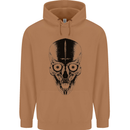 Skull With a Sword Gothic Heavy Metal Rock Mens 80% Cotton Hoodie Caramel Latte