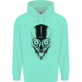 Skull With a Sword Gothic Heavy Metal Rock Mens 80% Cotton Hoodie Peppermint