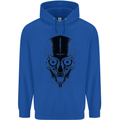 Skull With a Sword Gothic Heavy Metal Rock Mens 80% Cotton Hoodie Royal Blue