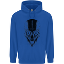 Skull With a Sword Gothic Heavy Metal Rock Mens 80% Cotton Hoodie Royal Blue