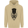 Skull With a Sword Gothic Heavy Metal Rock Mens 80% Cotton Hoodie Sand