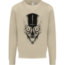 Skull With a Sword Gothic Heavy Metal Rock Mens Sweatshirt Jumper Sand