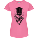 Skull With a Sword Gothic Heavy Metal Rock Womens Petite Cut T-Shirt Azalea
