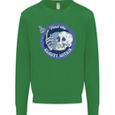 Skull & Butterfly Find the Beauty Within Kids Sweatshirt Jumper Irish Green