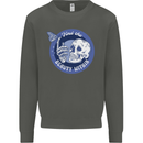Skull & Butterfly Find the Beauty Within Kids Sweatshirt Jumper Storm Grey