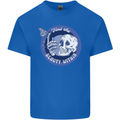 Skull & Butterfly Find the Beauty Within Kids T-Shirt Childrens Royal Blue