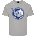 Skull & Butterfly Find the Beauty Within Kids T-Shirt Childrens Sports Grey