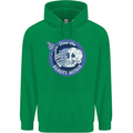 Skull & Butterfly Find the Beauty Within Mens 80% Cotton Hoodie Irish Green