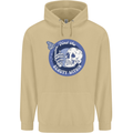 Skull & Butterfly Find the Beauty Within Mens 80% Cotton Hoodie Sand