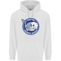 Skull & Butterfly Find the Beauty Within Mens 80% Cotton Hoodie White