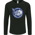 Skull & Butterfly Find the Beauty Within Mens Long Sleeve T-Shirt Black