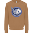Skull & Butterfly Find the Beauty Within Mens Sweatshirt Jumper Caramel Latte