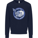 Skull & Butterfly Find the Beauty Within Mens Sweatshirt Jumper Navy Blue