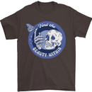 Skull & Butterfly Find the Beauty Within Mens T-Shirt Cotton Gildan Dark Chocolate
