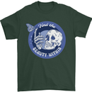 Skull & Butterfly Find the Beauty Within Mens T-Shirt Cotton Gildan Forest Green