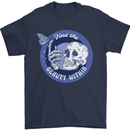 Skull & Butterfly Find the Beauty Within Mens T-Shirt Cotton Gildan Navy Blue
