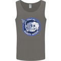 Skull & Butterfly Find the Beauty Within Mens Vest Tank Top Charcoal
