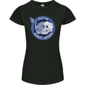 Skull & Butterfly Find the Beauty Within Womens Petite Cut T-Shirt Black