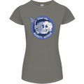 Skull & Butterfly Find the Beauty Within Womens Petite Cut T-Shirt Charcoal