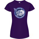Skull & Butterfly Find the Beauty Within Womens Petite Cut T-Shirt Purple