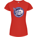 Skull & Butterfly Find the Beauty Within Womens Petite Cut T-Shirt Red