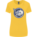 Skull & Butterfly Find the Beauty Within Womens Wider Cut T-Shirt Yellow