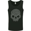 Skull of Chains Biker Motorcycle Motorbike Mens Vest Tank Top Black